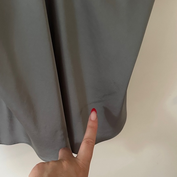 ZARA | ZW Collection Satin Effect Gray Camisole with Cream Lace Top - Picture 7 of 15